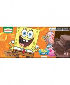 BISCOITO WAF BOB ESPONJA CHOC CROCAN 90G
