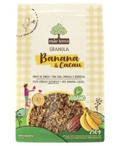 GRANOLA MAE TERRA BANANA E CACAU 250GR