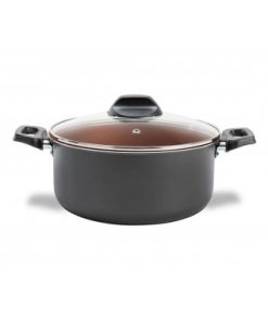CACAROLA C TAMPA BRINOX TOPAZIO 22CM