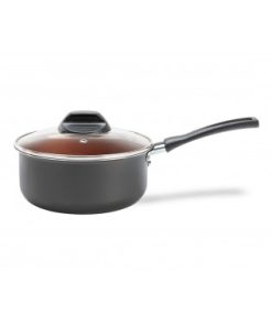 PANELA COM TAMPA BRINOX PRETA 18CM