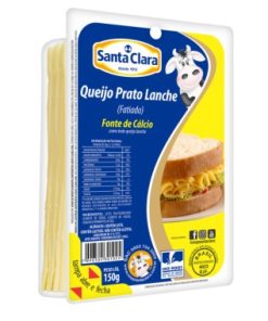 QUEIJO PRATO SANTA CLARA FATIADO 150GR