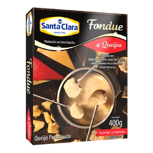FONDUE SANTA CLARA 4QUEIJOS 400GR