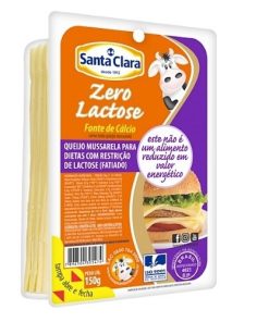 QUEIJO MUSSARELA SANTA CLARA ZER LAC 150