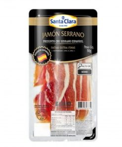 PRESUNTO JAMON SERRANO SAT CLARA FAT 50G