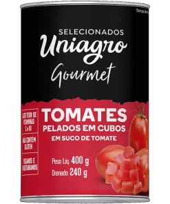 TOMATE PELADO CUBOS UNIAGRO 240GR