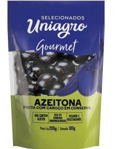 AZEITONA UNIAGRO PRETA SHT 100GR