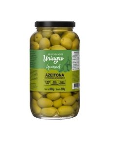 AZEITONA UNIAGRO VERDE C/CAROCO 500G