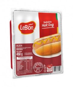 SALSICHA LEBON HOT DOG 450GR