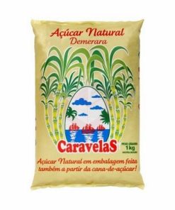 ACUCAR CARAVELAS DEMERARA NATURAL 1KG