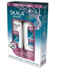 CONJ SKALA SH COND BOMBA DE VIT 325ML
