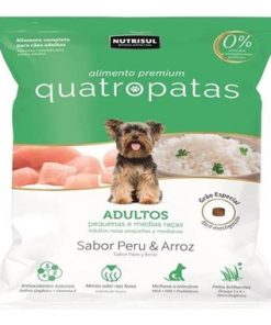 RACAO QUATRO PATAS CAES ADLT PQ MIN 1KG