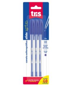 CANETA TRIS SLIDE AZ PR VM C3 UN