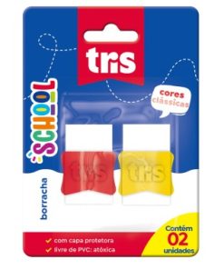 BORRACHA DE APAGAR TRIS SCHOOL 2UN
