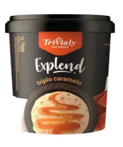 SORVETE TRIVIALY PREMIUM CARAMELO 1L