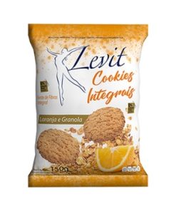 BISCOITO LEVIT COOKIES INT LARANJA 150GR