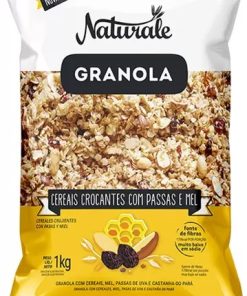 GRANOLA NATURALE PASSAS E MEL 1KG
