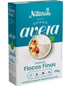 AVEIA NATURALE FLOCOS FINOS 170G