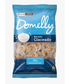 BISCOITO DOMELLY GLACEADOS BRANCO 280GR