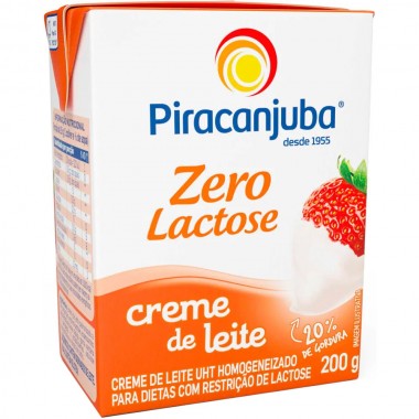 CREME DE LEITE PIRACANJUBA ZLACTOSE 200G