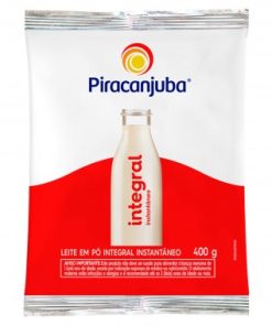 LEITE PO PIRACANJUBA INTEGRAL INST 400G