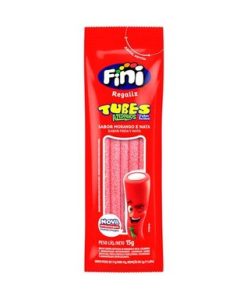 BALA FINI TUBES MORANGO CITRICO 15GR