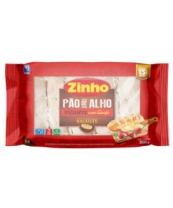 PAO DE ALHO ZINHO BAGUETE PICANTE 300GR