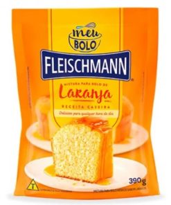 MISTURA BOLO FLEISCHMANN LARANJA 390GR