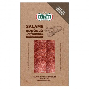 SALAME CERATTI HAMBUGUES DEFUM FAT 100G