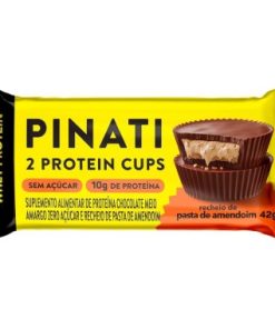 BARRA PROT PINATI CUPS AMENDOIM 42G