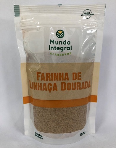 LINHACA MUNDO INTEGRAL DOURADA 200GR