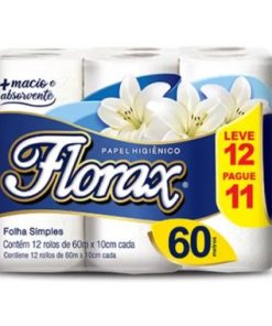 PAPEL HIG FLORAX 60M 12UN