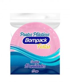 PRATO BOMPACK PREMIUM ROSA 15CM C10
