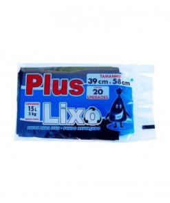 SACO LIXO PLUS 15LT C/20UN