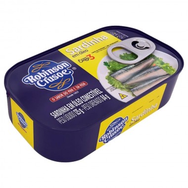 SARDINHA ROBINSON CRUSOE OLEO 125G