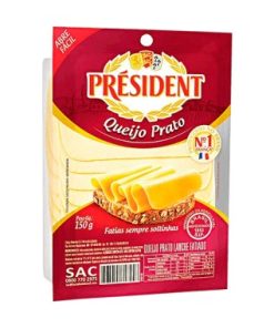 QUEIJO PRATO PRESIDENT FATIADO 150GR