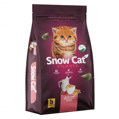 RACAO SNOWCAT FILHOTE LEITE MOR AVEIA1KG