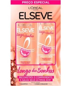 CONJ ELSEVE SH COND LONGOS SON 545ML
