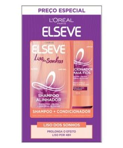 CONJ ELSEVE SH COND LISO SONHO 545ML